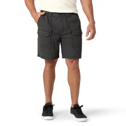 Men's Lee® Side Elastic 7.5" Cargo Short -Mens Jurassic Park Clothing Shop 5869618 Smoke