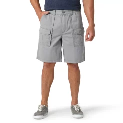 Men's Lee® Side Elastic 9.5" Cargo Short -Mens Jurassic Park Clothing Shop 5869619 New Gray