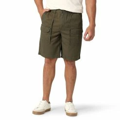 Men's Lee® Side Elastic 9.5" Cargo Short -Mens Jurassic Park Clothing Shop 5869619 Olive Drab